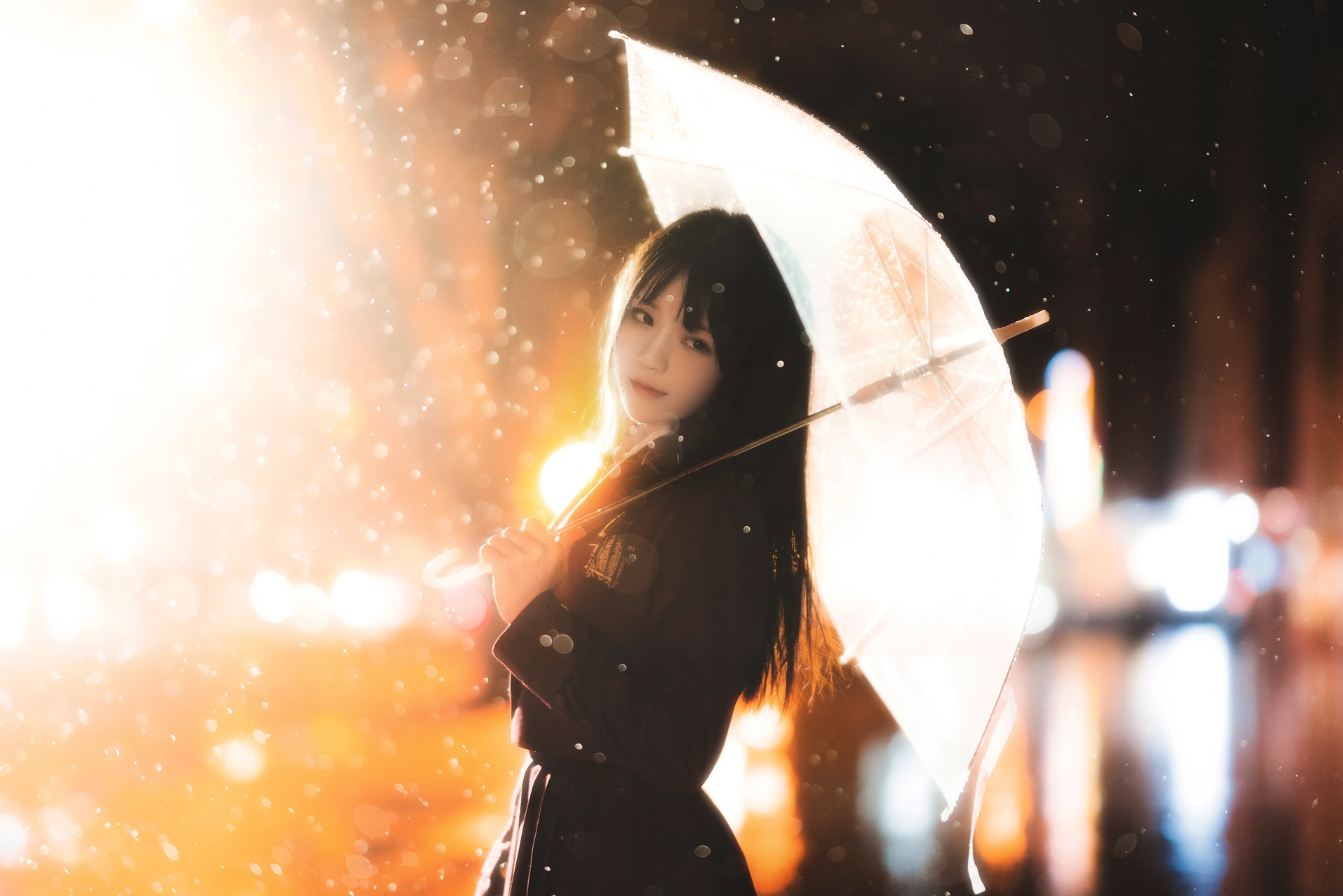 桜桃喵 - NO.060 未熟3 雨下 1